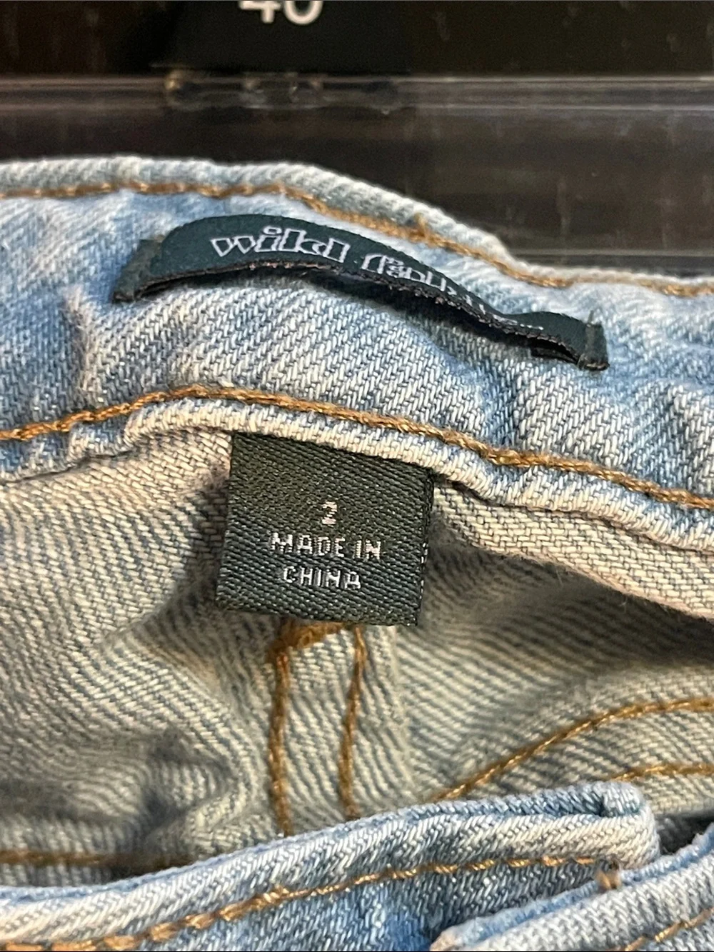 Wild fable, low rise boot cut size 2